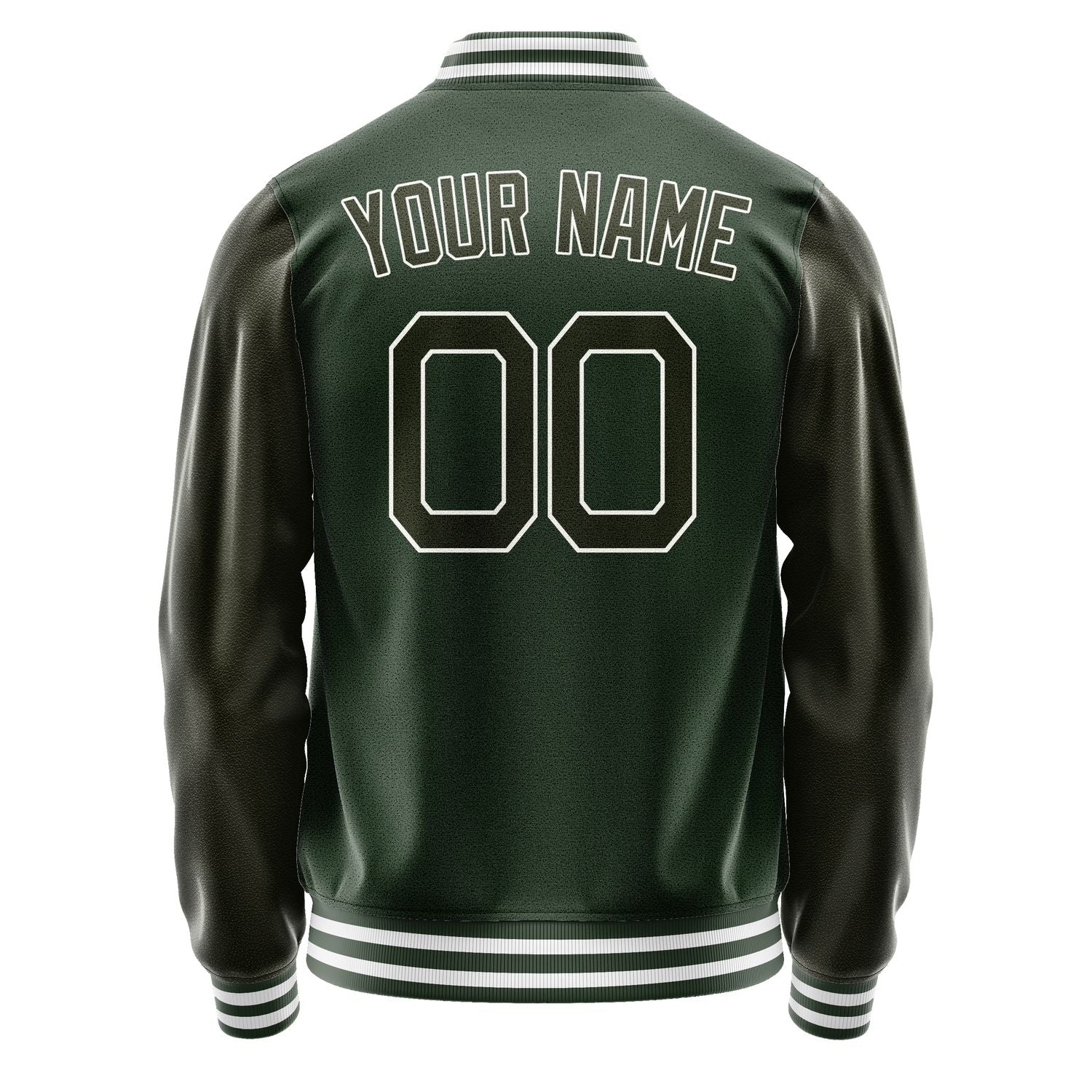 Custom Dark Green Olive Jacket JA0606020618B21802