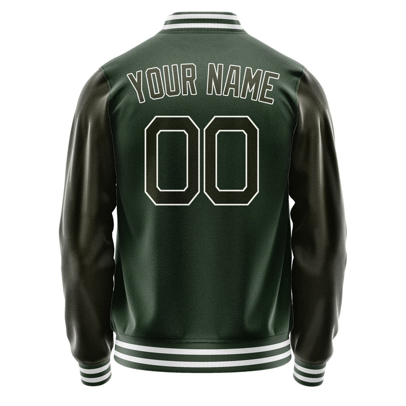 Custom Dark Green Olive Jacket JA0606020618B21802