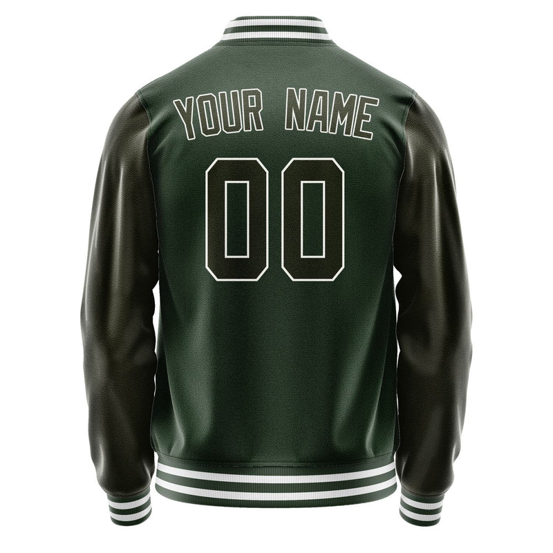 Custom Dark Green Olive Jacket JA0606020618B31802
