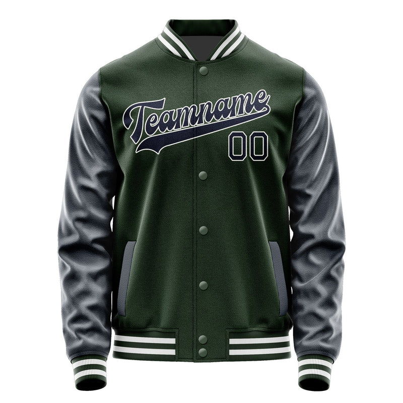 Custom Dark Green Navy Jacket JA0606110618B31811