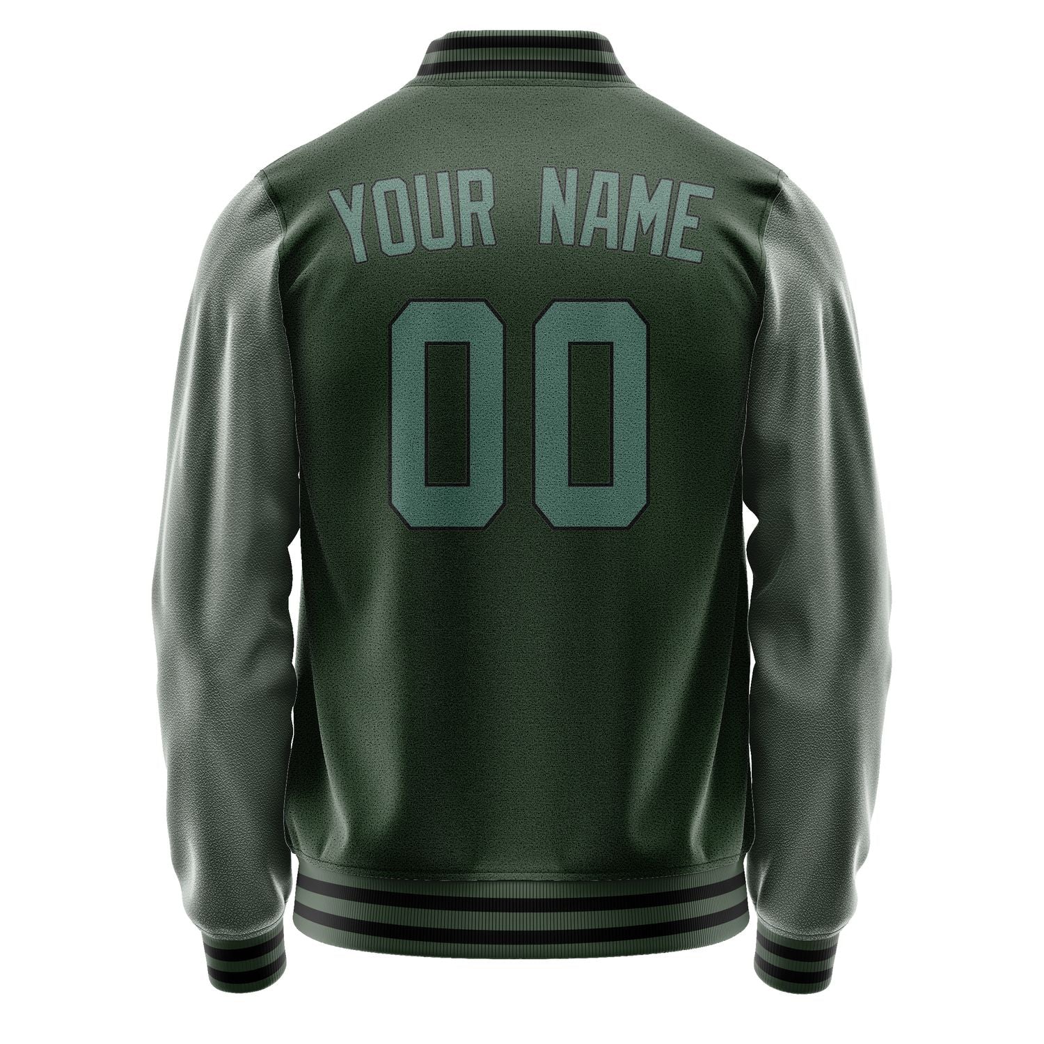 Custom Dark Green Blue Green Jacket JA0606270617B31727