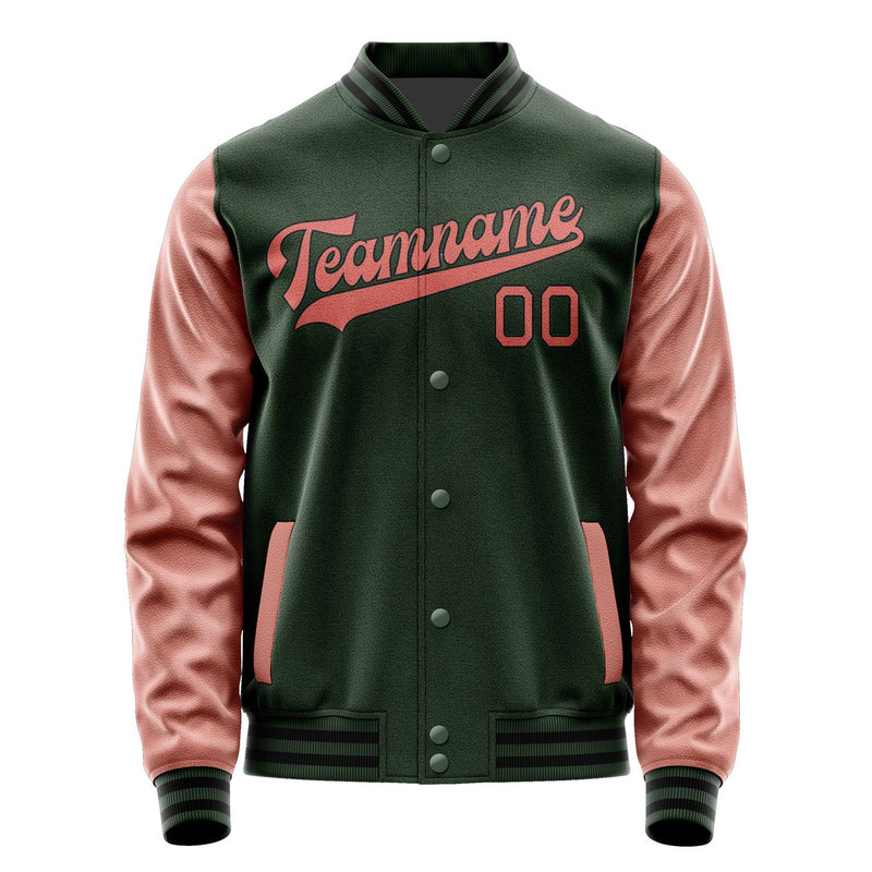 Custom Dark Green Copper Rose Jacket JA0606290617B31729
