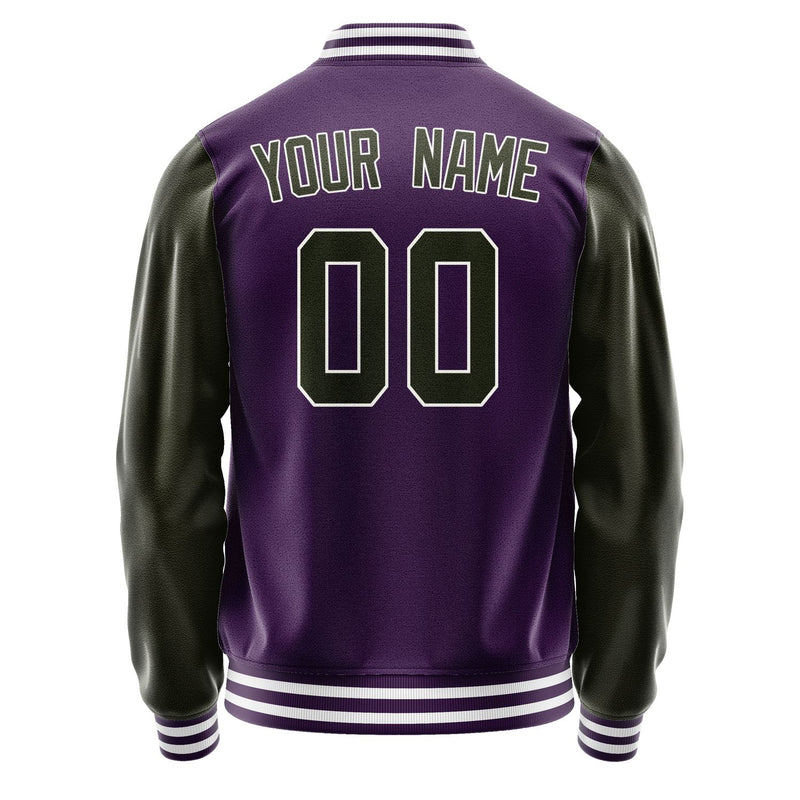 Custom Purple Olive Jacket JA0707020718B31802