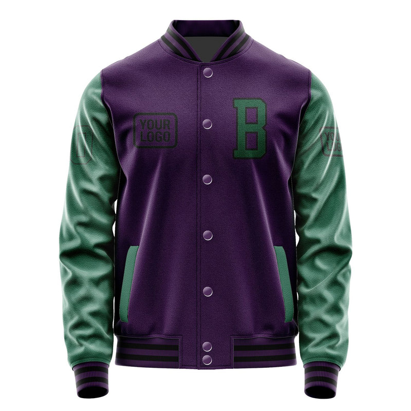 Custom Purple Green Jacket JA070705071717050517