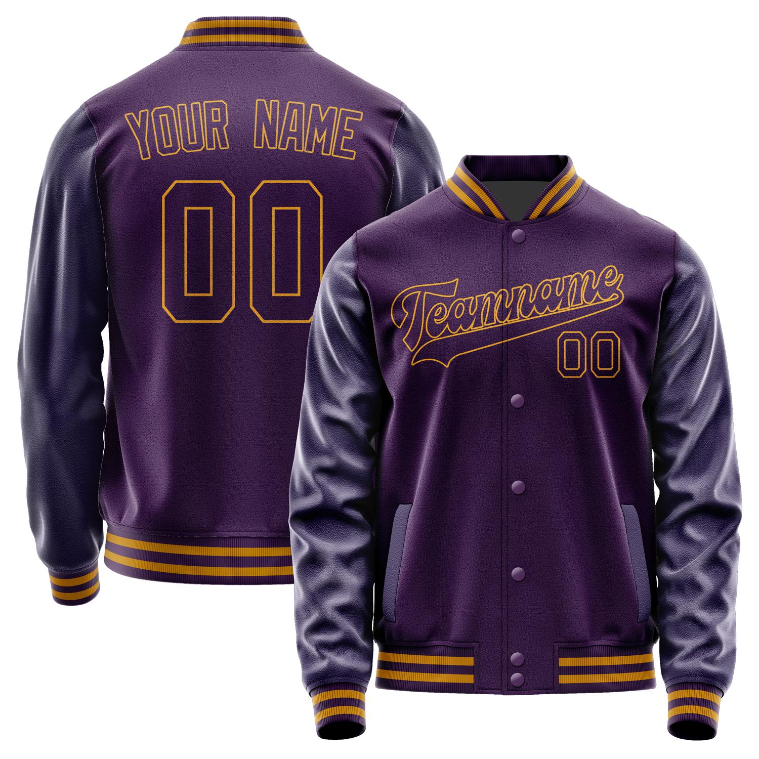 Custom Purple Purple Jacket JA0707070719B31907