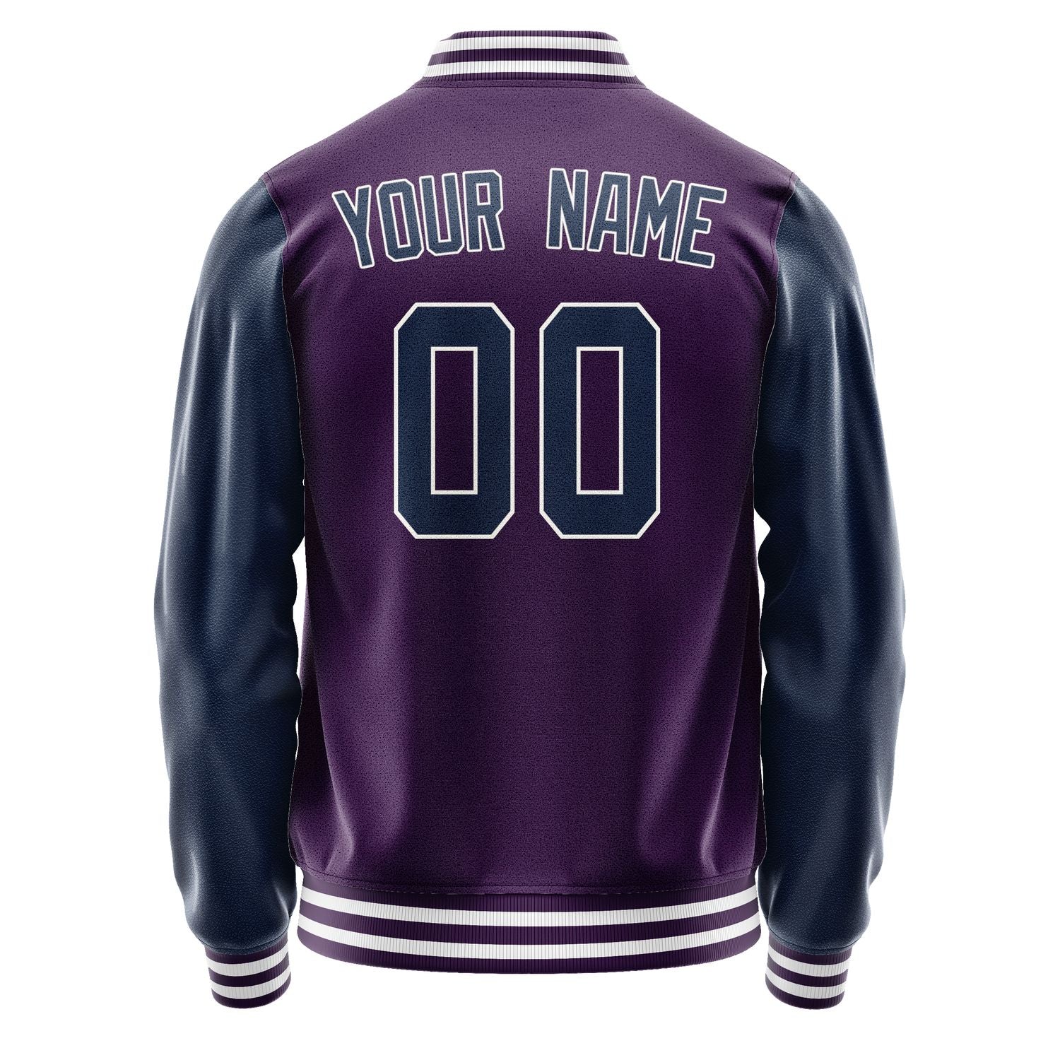Custom Purple Blue Jacket JA0707100718B31810
