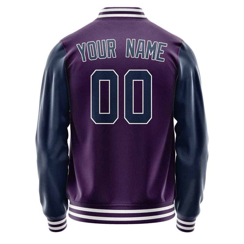 Custom Purple Blue Jacket JA0707100718B31810