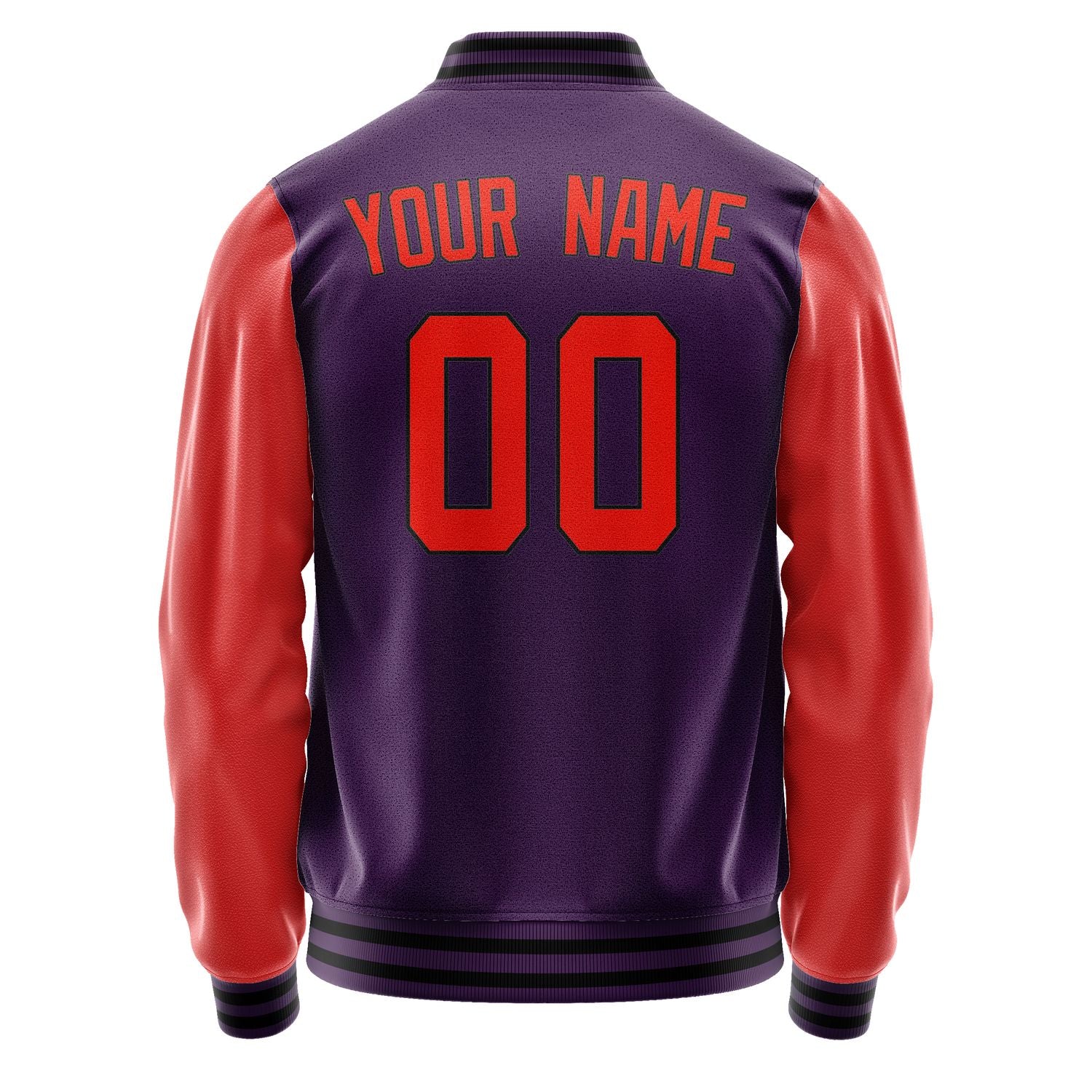 Custom Purple Orange Red Jacket JA0707120717B31712