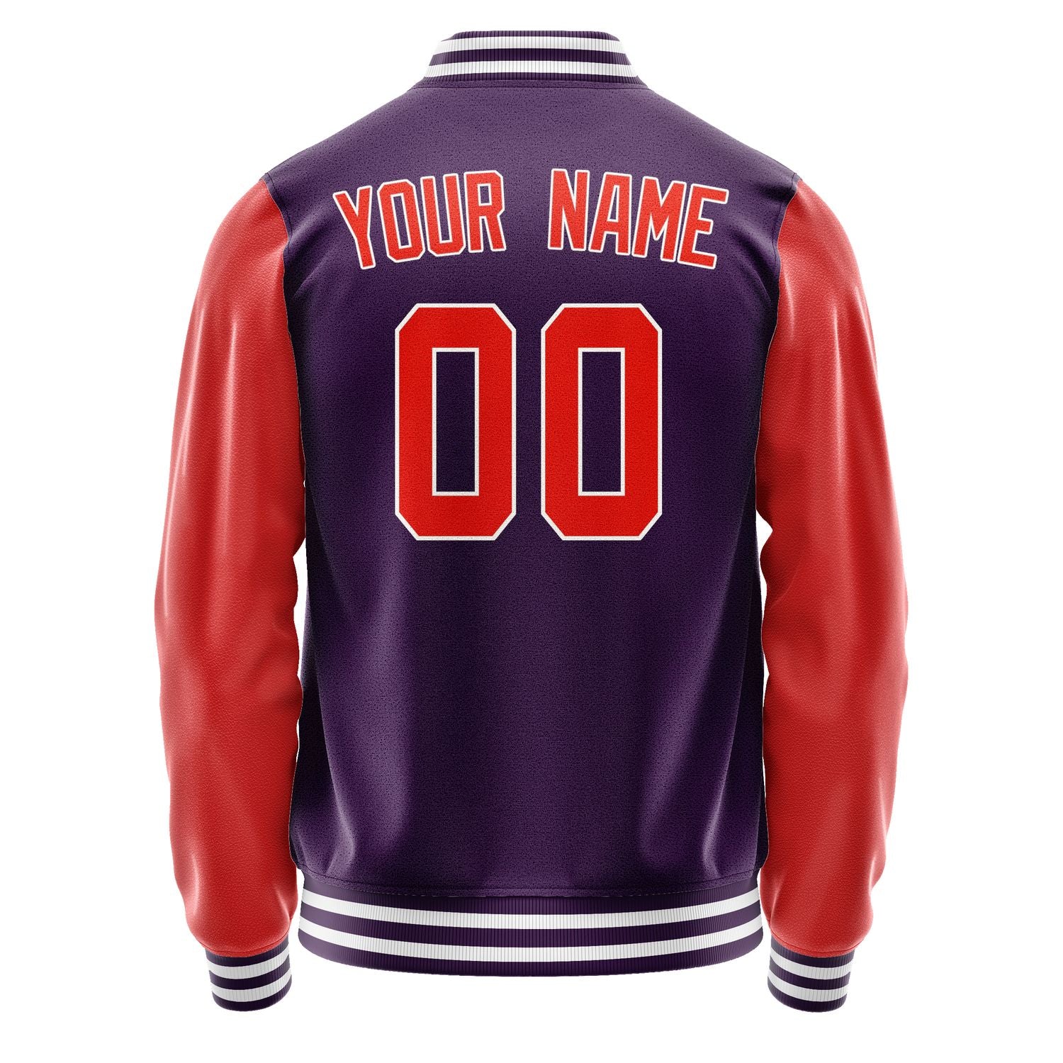 Custom Purple Orange Red Jacket JA0707120718B31812