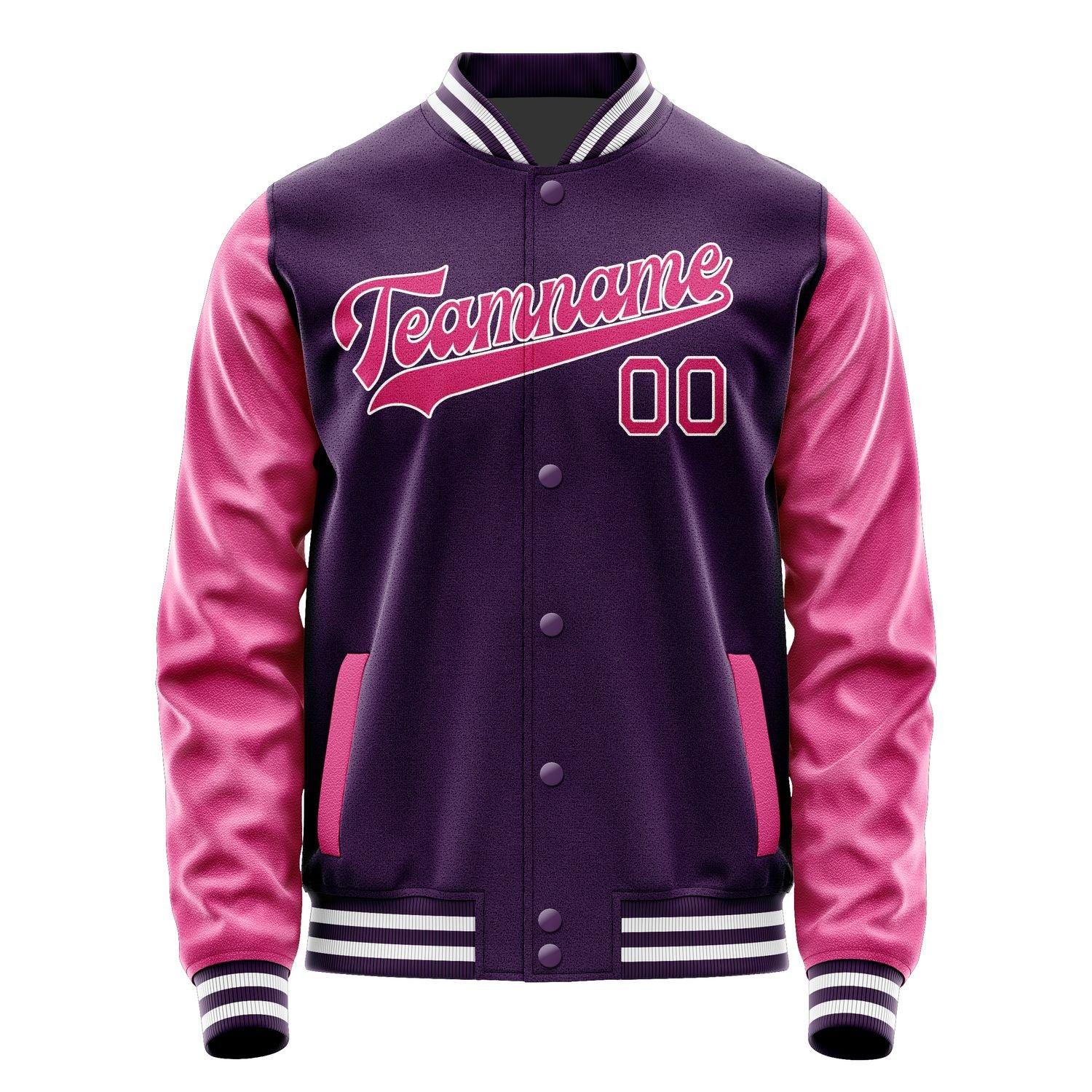 Custom Purple Pink Jacket JA0707130718B31813