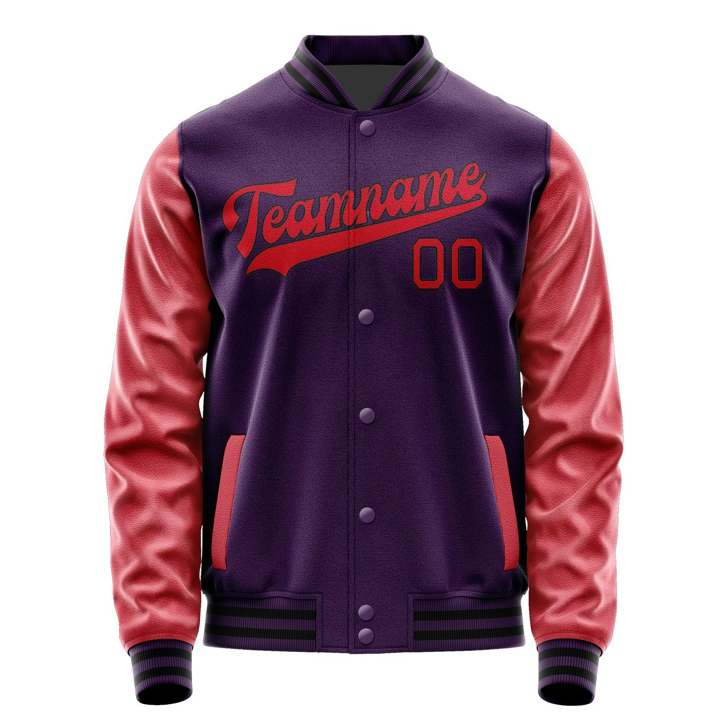 Custom Purple Red Jacket JA0707140717B31714