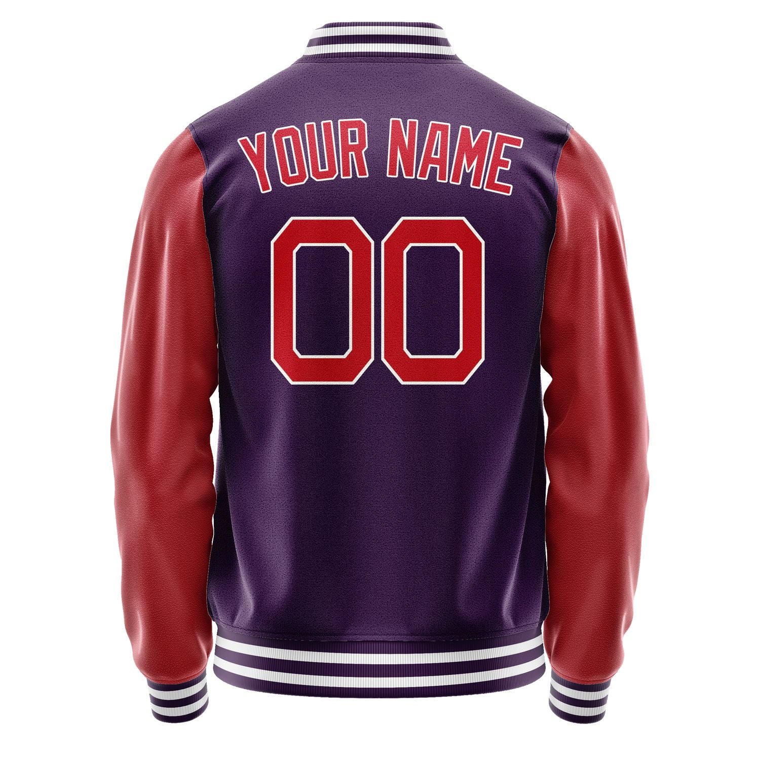 Custom Purple Red Jacket JA0707140717B21714
