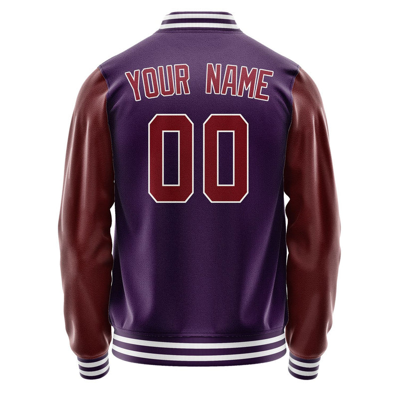 Custom Purple Crimson Red Jacket JA0707150718B31815