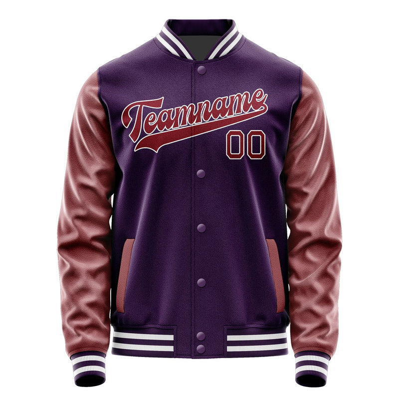 Custom Purple Crimson Red Jacket JA0707150718B31815
