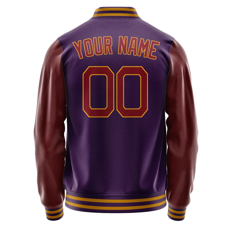 Custom Purple Crimson Red Jacket JA0707150718B21815
