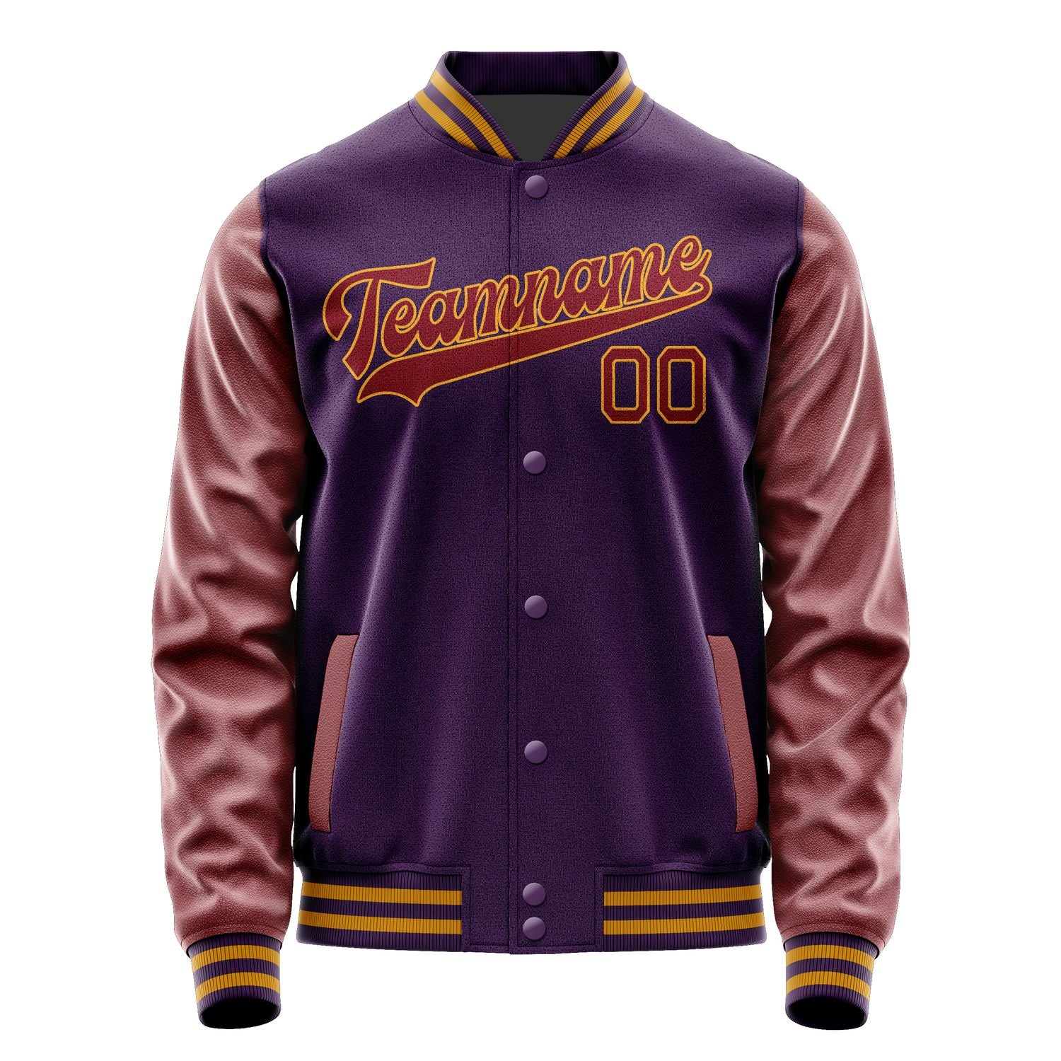 Custom Purple Crimson Red Jacket JA0707150719B31915