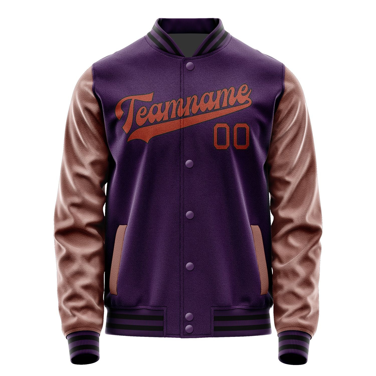 Custom Purple Coral Red Jacket JA0707160717B31716