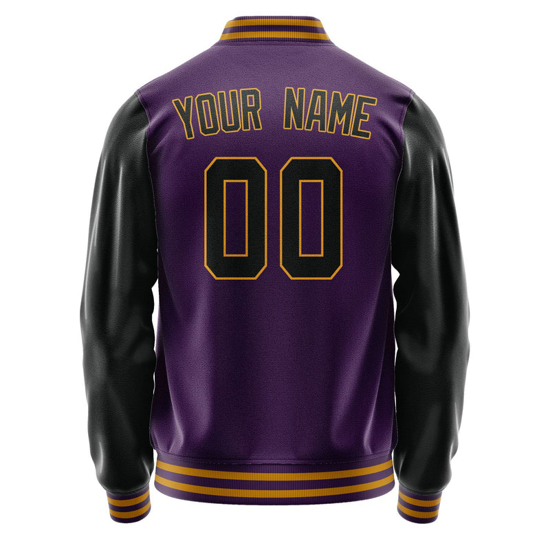 Custom Purple Black Jacket JA0707170719B31917