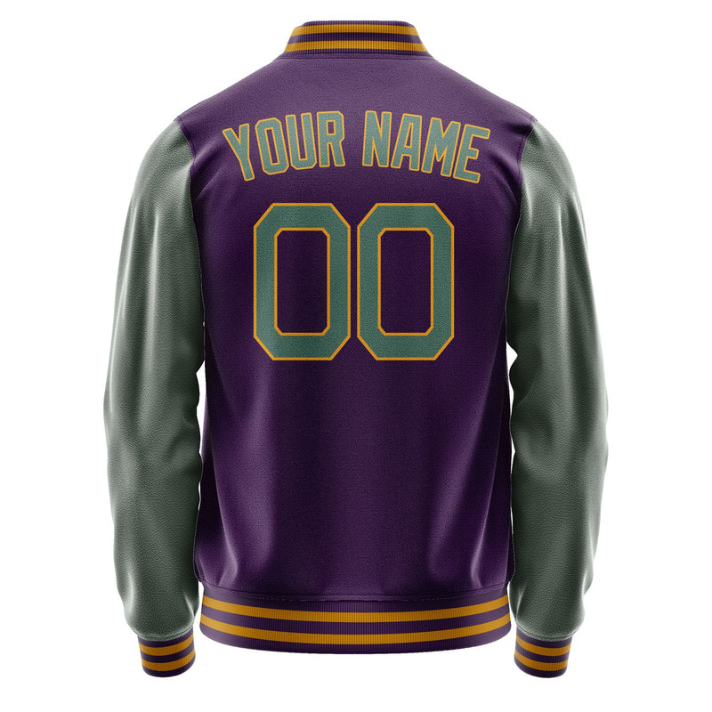 Custom Purple Blue Green Jacket JA0707270718B21827