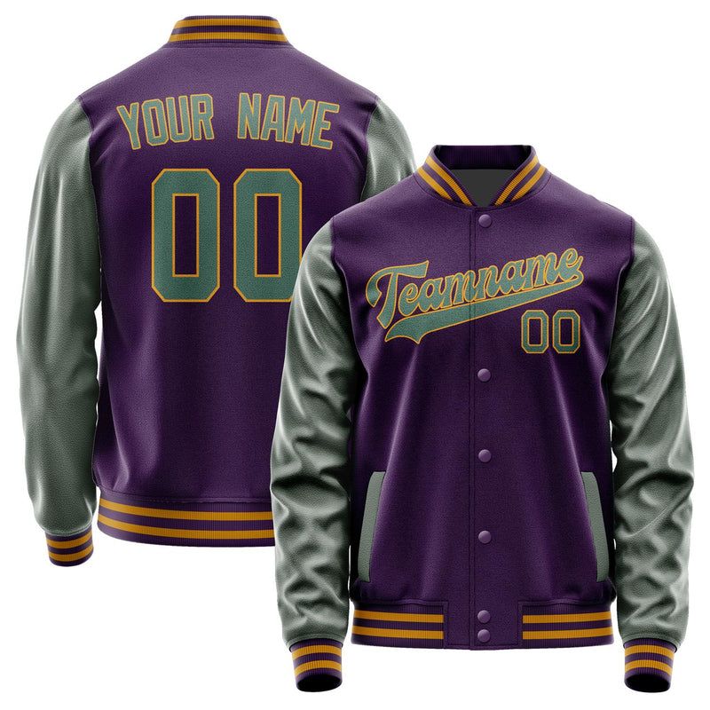 Custom Purple Blue Green Jacket JA0707270719B31927