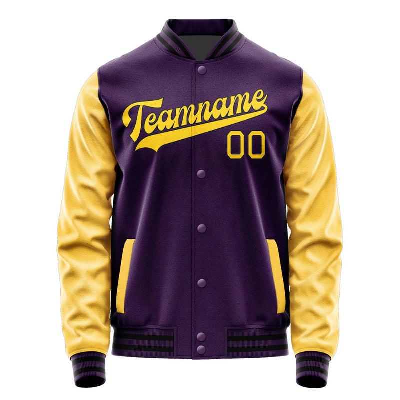 Custom Purple Gold Jacket JA0707300717B31730