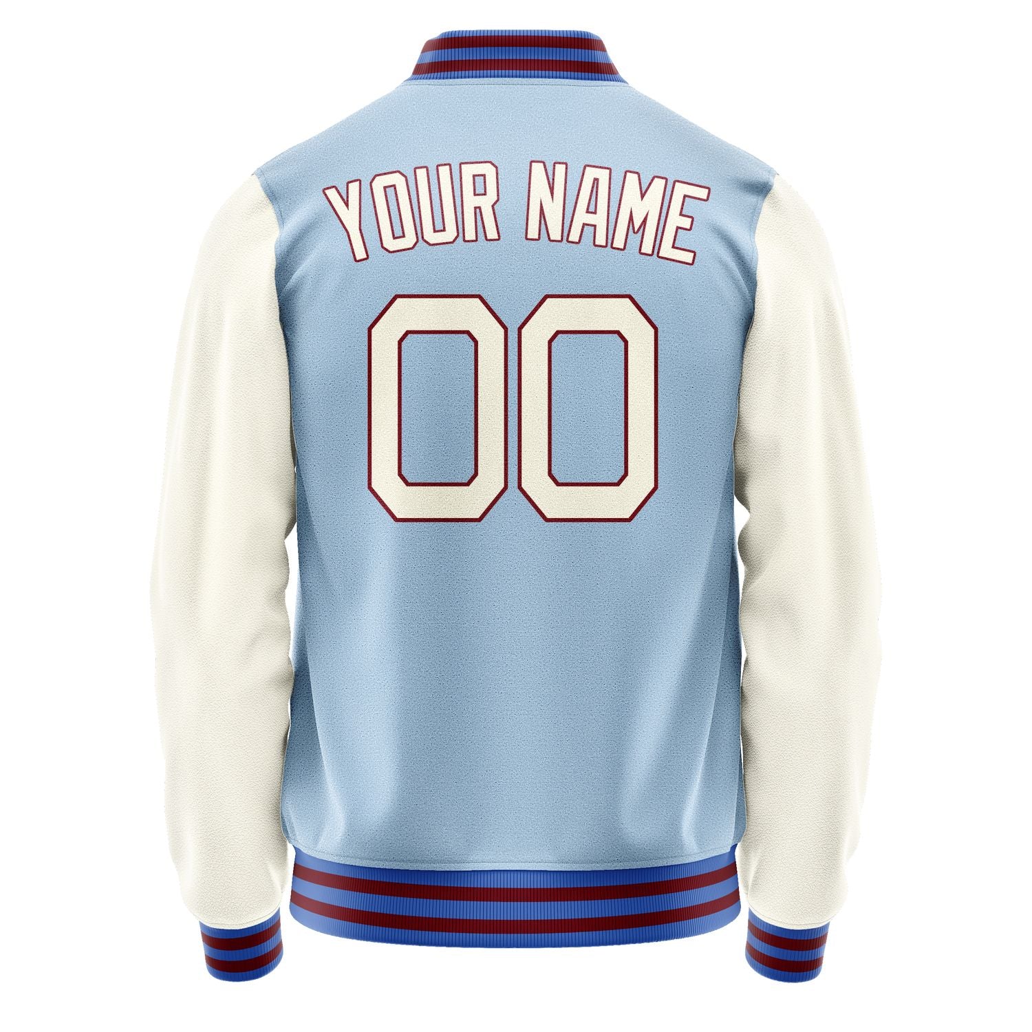 Custom Light Blue Cream Jacket JA0808030818B21803