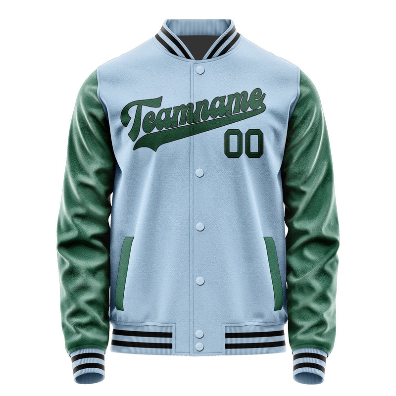 Custom Light Blue Green Jacket JA0808050817B31705