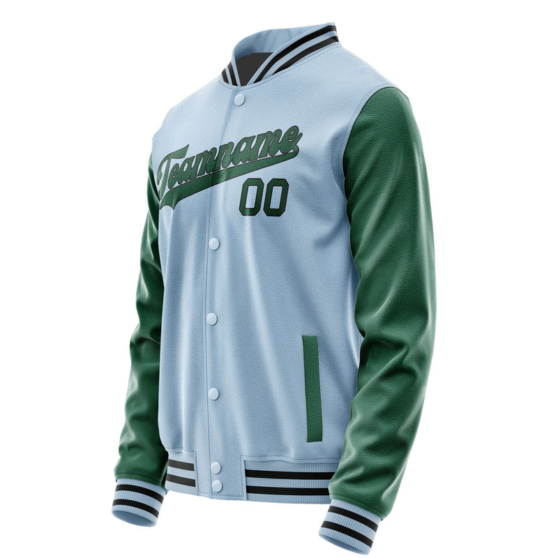 Custom Light Blue Green Jacket JA0808050817B31705
