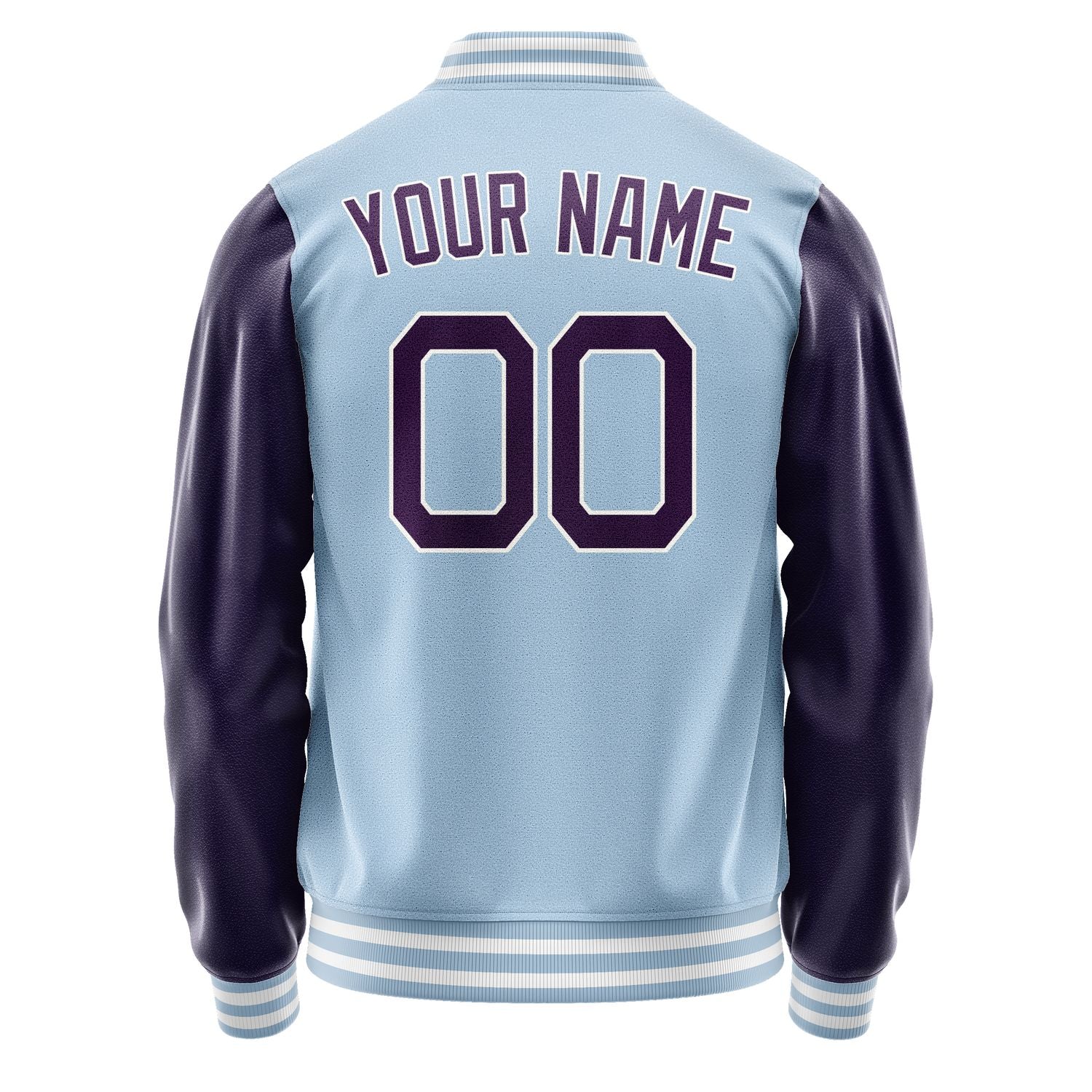Custom Light Blue Purple Jacket JA0808070818B21807