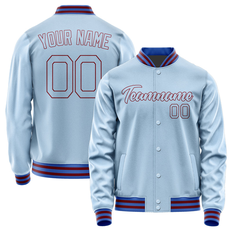 Custom Light Blue Light Blue Jacket JA0808080915B21508