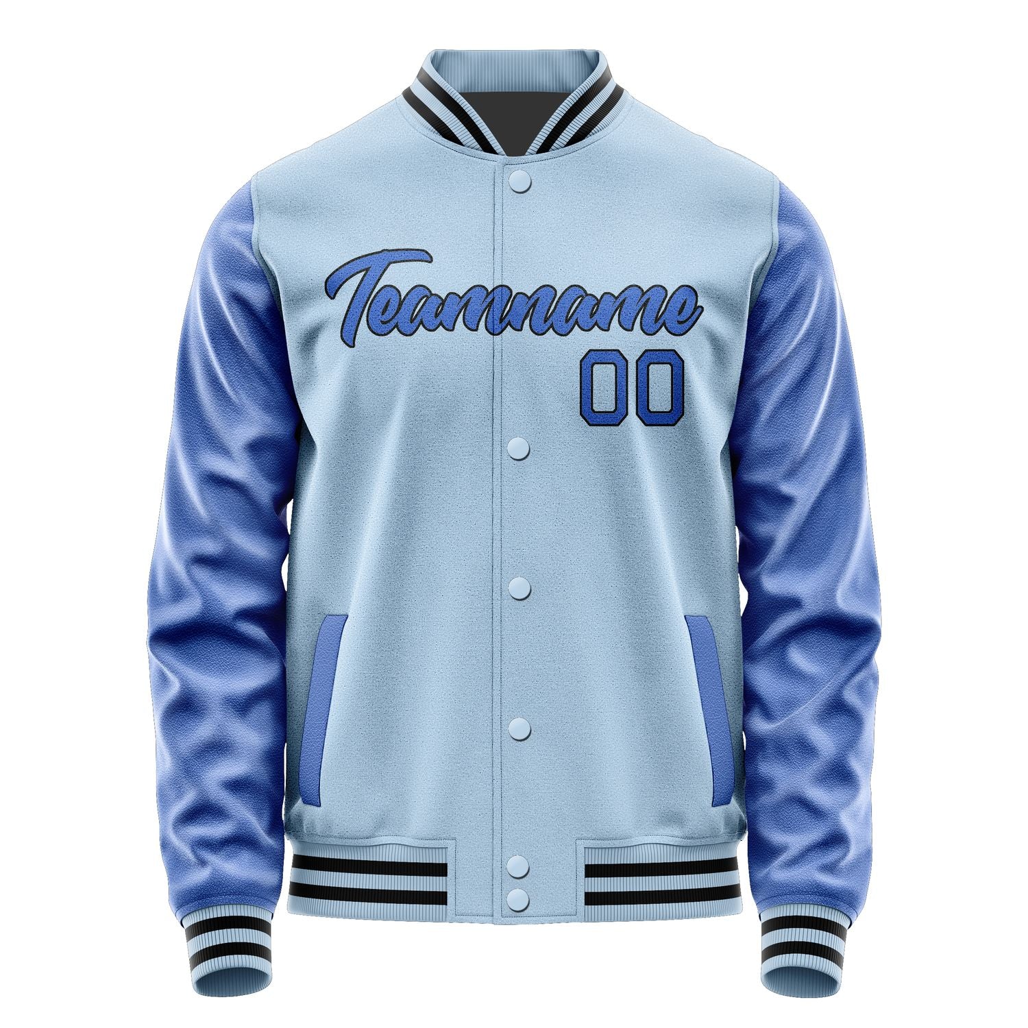 Custom Light Blue Sky Blue Jacket JA0808090817B21709