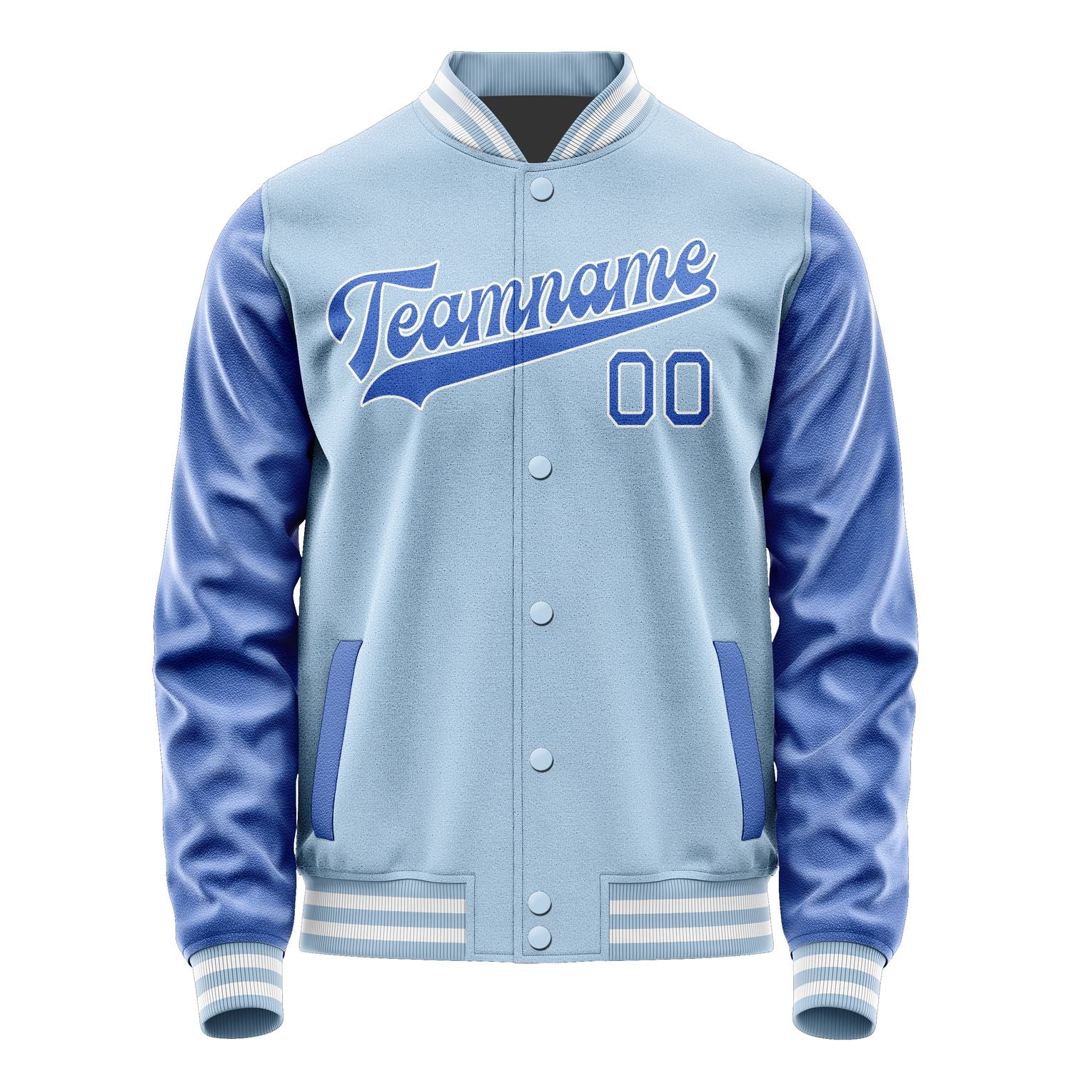 Custom Light Blue Sky Blue Jacket JA0808090818B31809