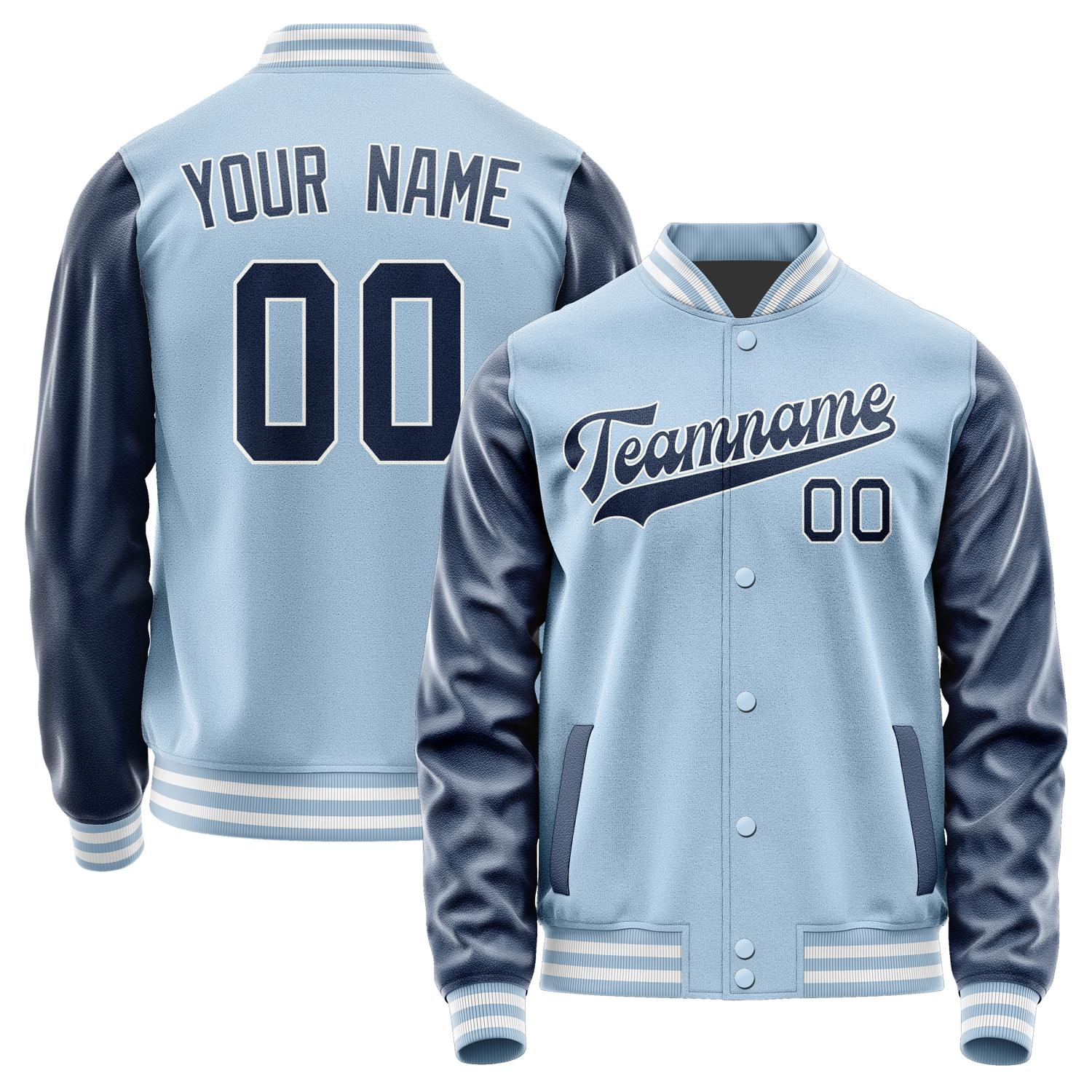 Custom Light Blue Blue Jacket JA0808100818B31810