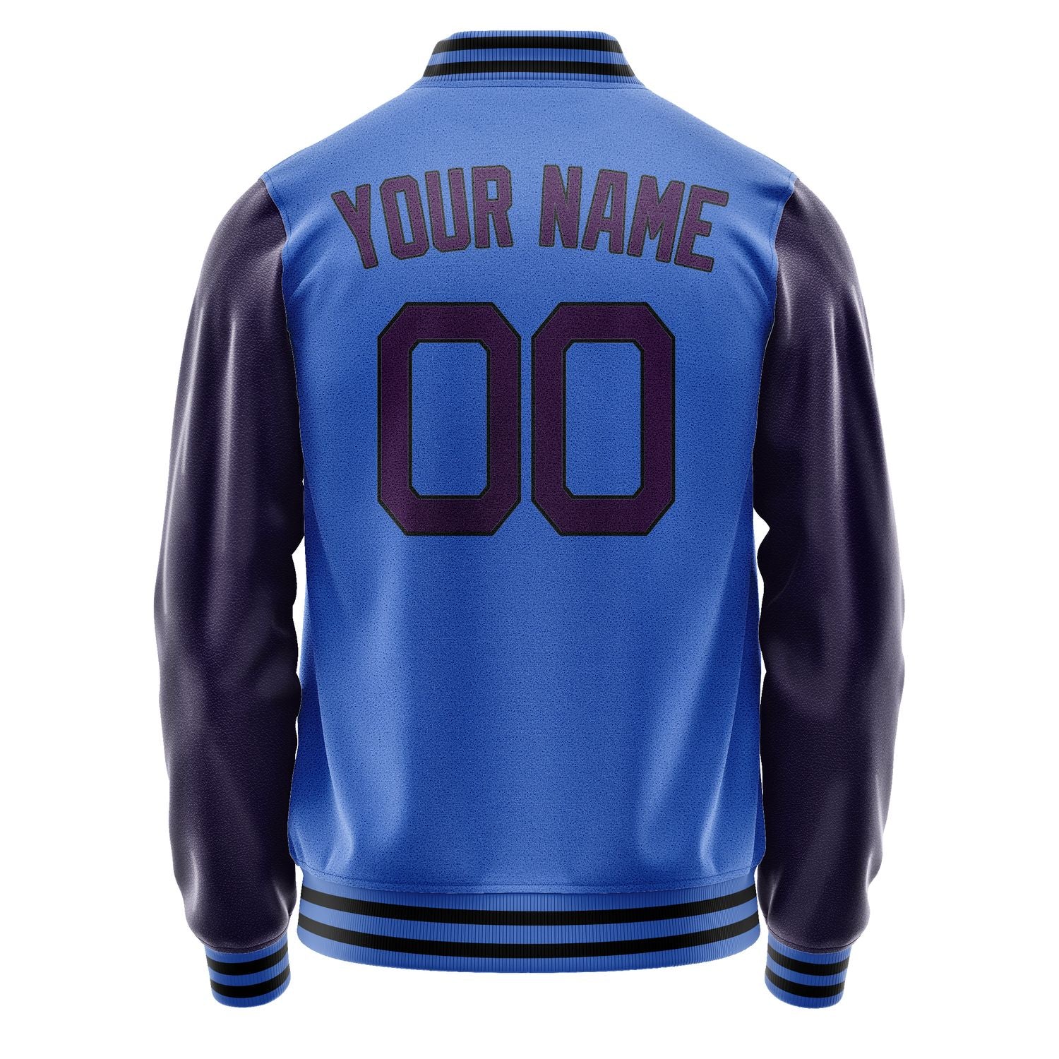 Custom Sky Blue Purple Jacket JA0909070917B21707