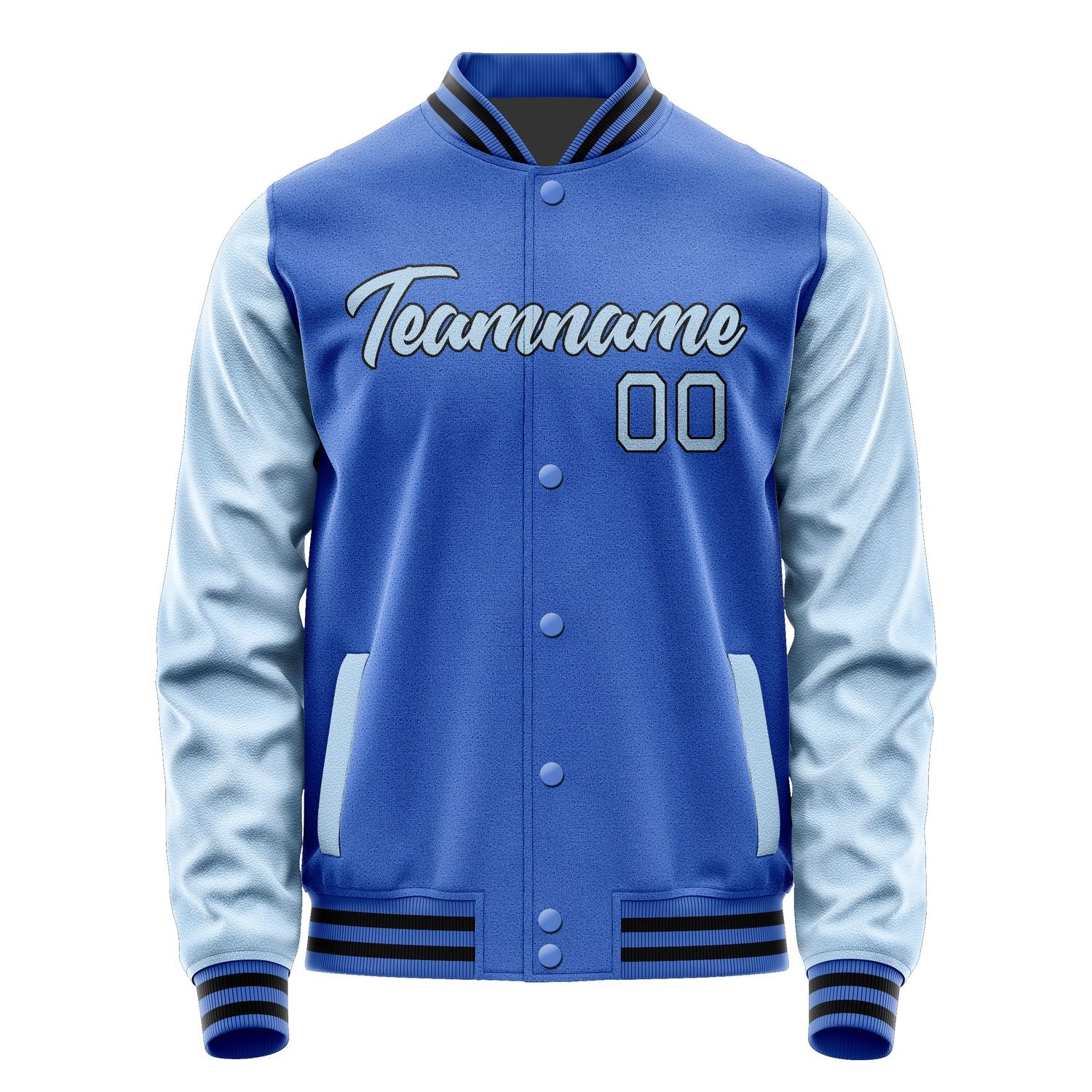 Custom Sky Blue Light Blue Jacket JA0909080917B21708