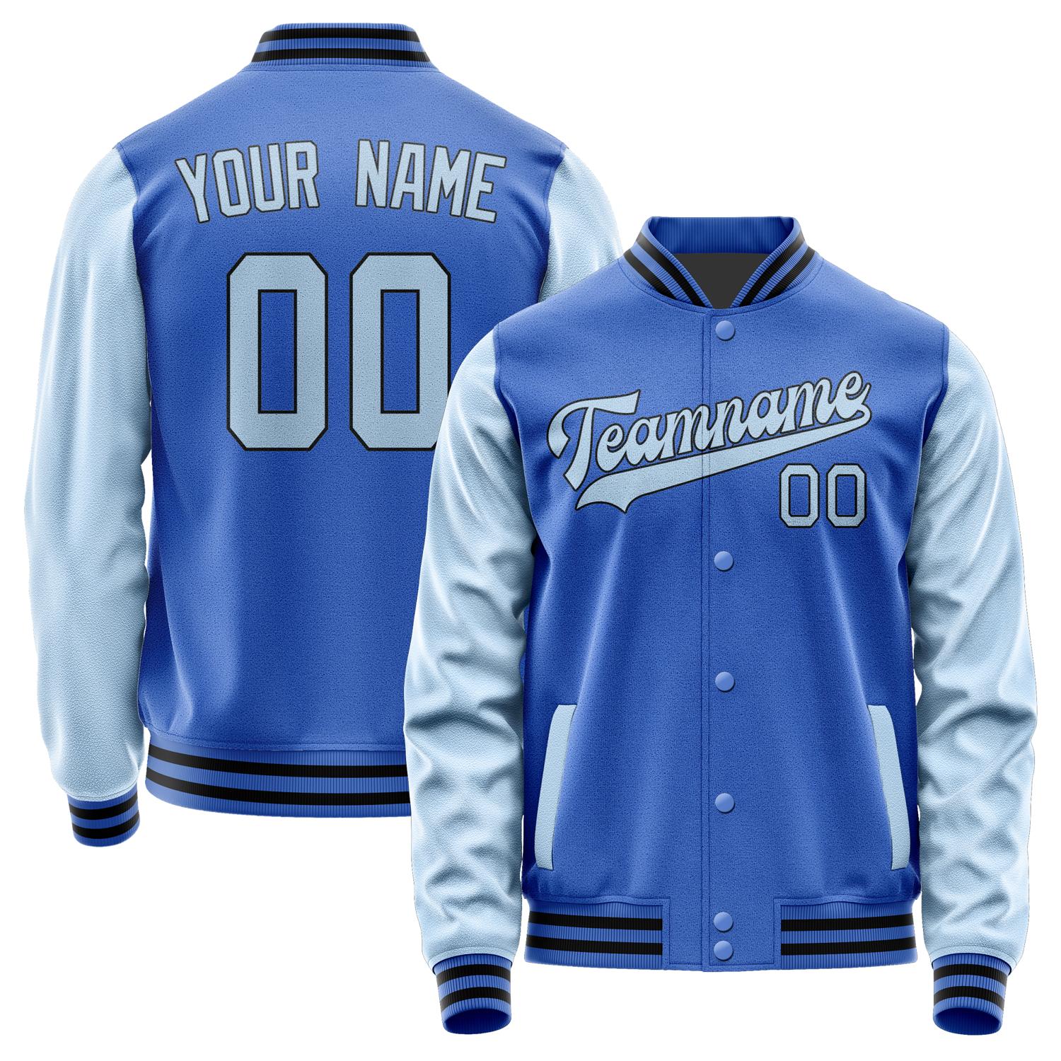 Custom Sky Blue Light Blue Jacket JA0909080917B31708