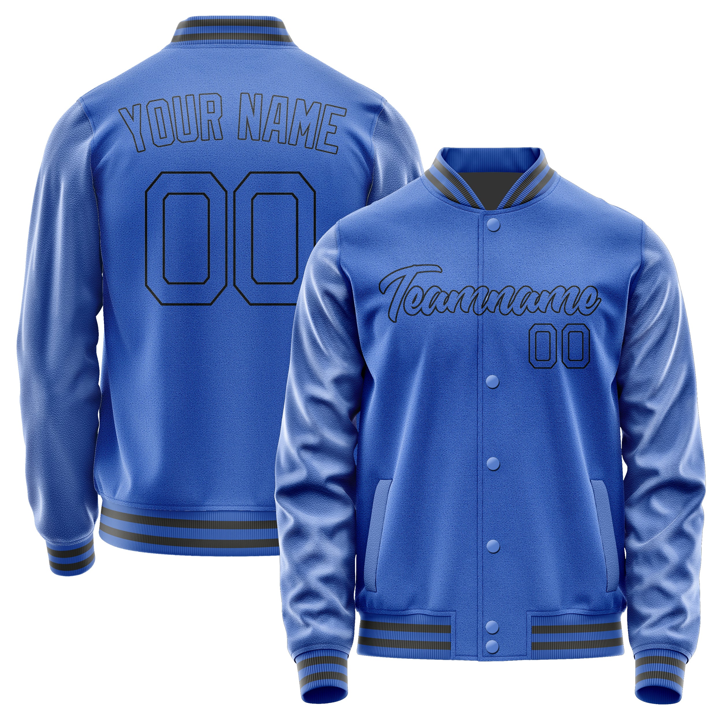 Custom Sky Blue Sky Blue Jacket JA0909090920B21709