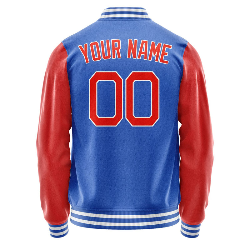 Custom Sky Blue Orange Red Jacket JA0909120917B21712