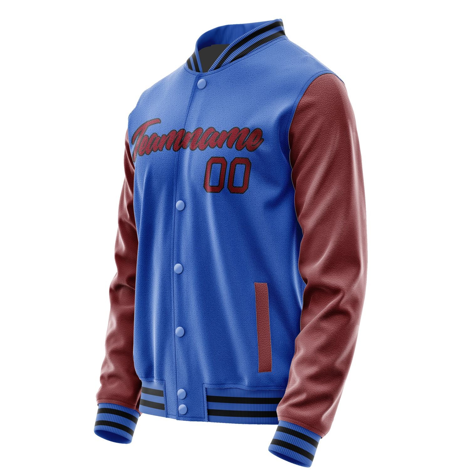 Custom Sky Blue Red Jacket JA0909140920B21714