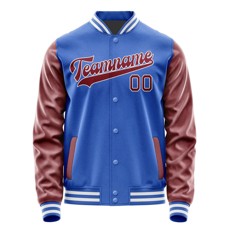 Custom Sky Blue Crimson Red Jacket JA0909150918B31815