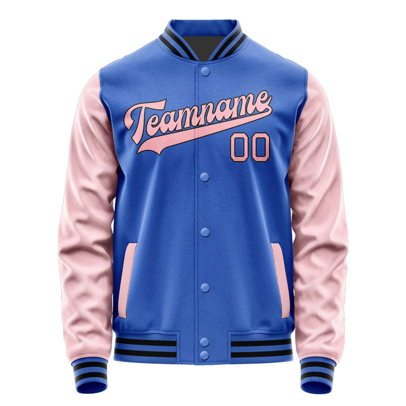 Custom Sky Blue Light Pink Jacket JA0909210917B31721