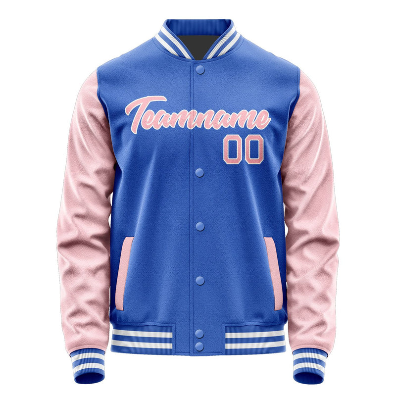 Custom Sky Blue Light Pink Jacket JA0909210917B21721