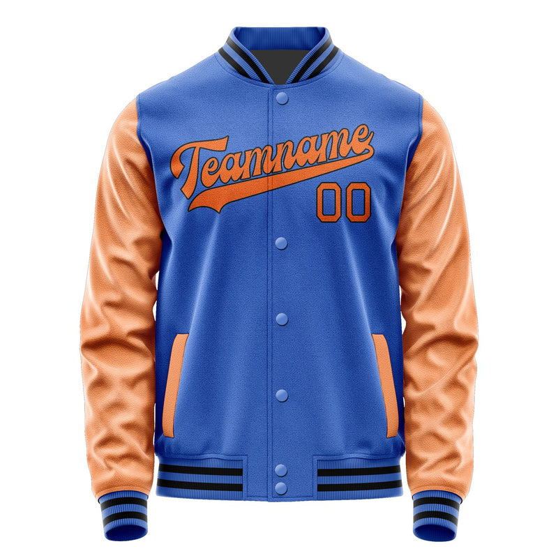 Custom Sky Blue Orange Jacket JA0909280917B31728