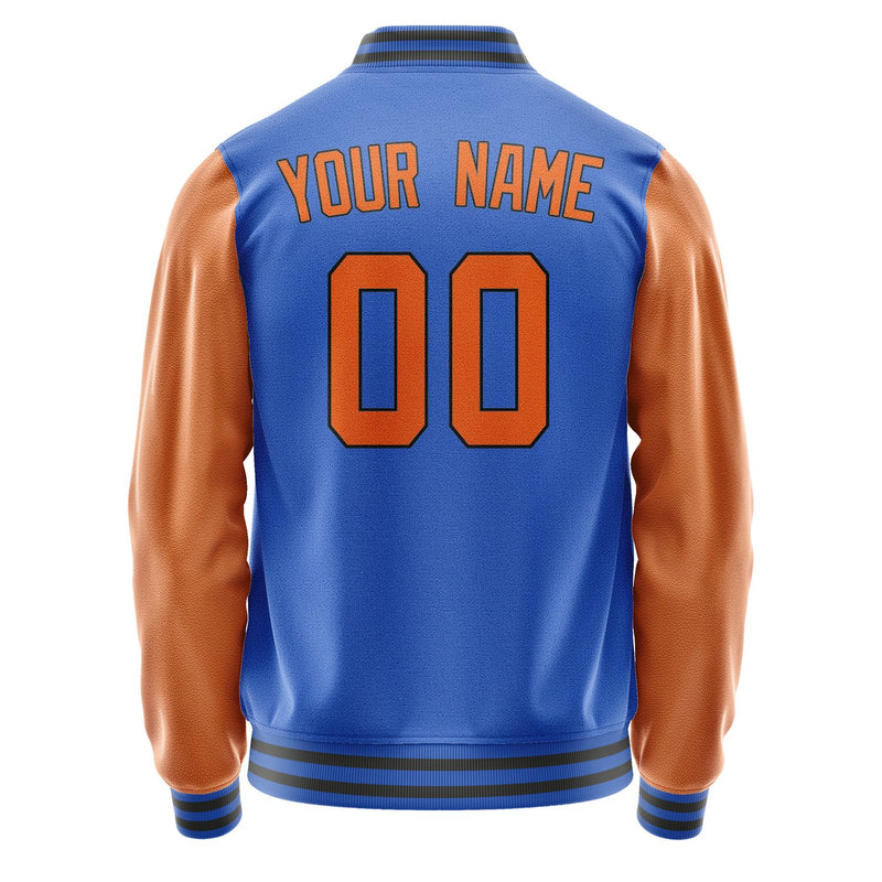 Custom Sky Blue Orange Jacket JA0909280920B31728