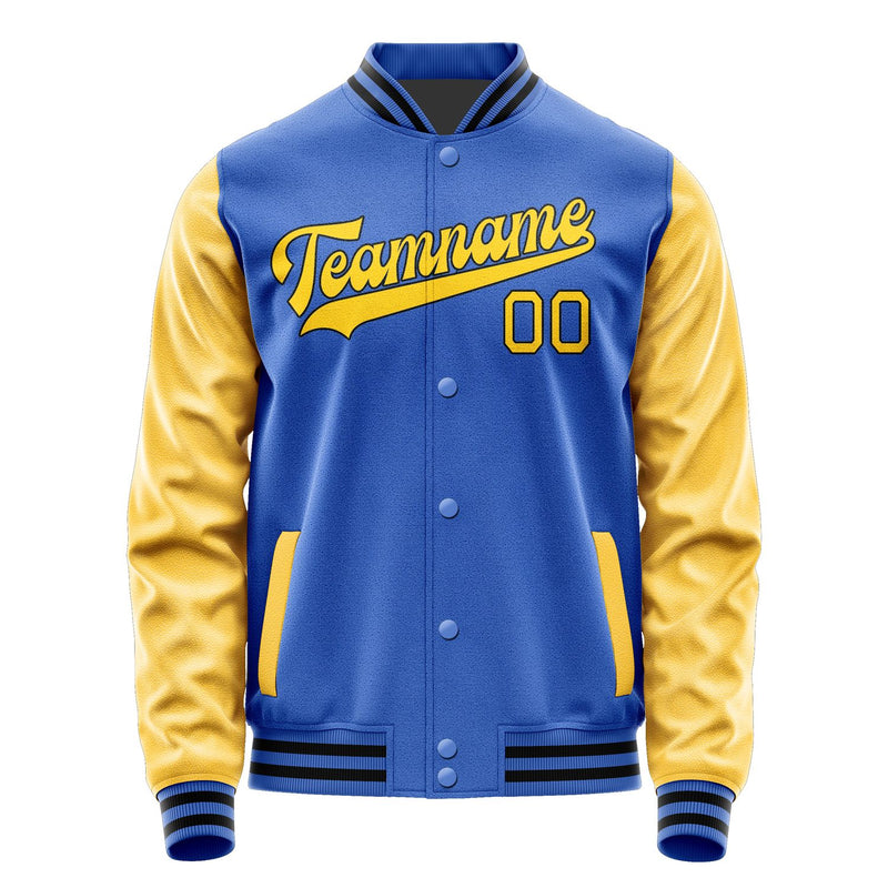 Custom Sky Blue Gold Jacket JA0909300917B31730
