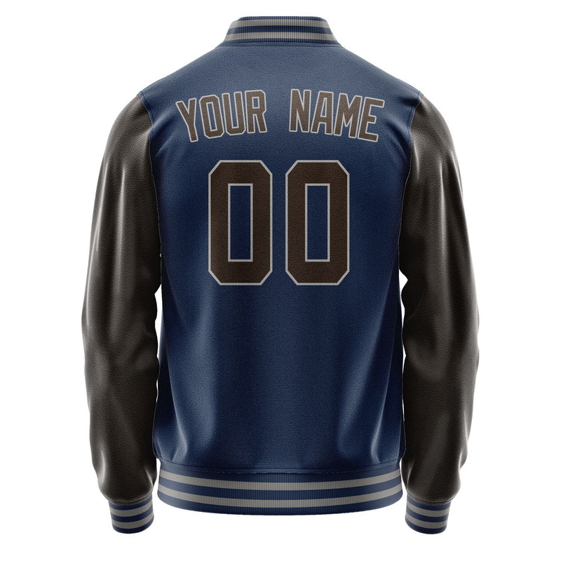 Custom Blue Brown Jacket JA1010011004B30401