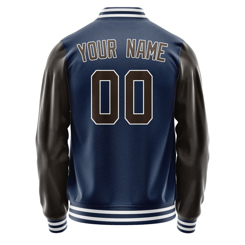 Custom Blue Brown Jacket JA1010011018B31801