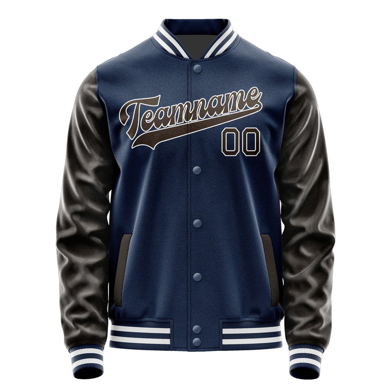 Custom Blue Brown Jacket JA1010011018B31801
