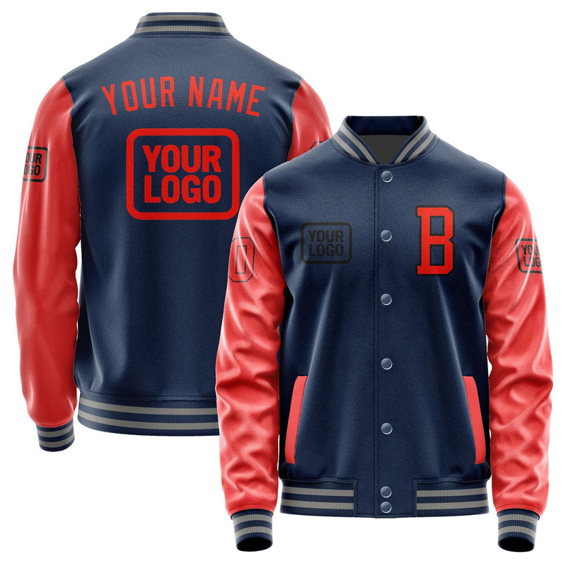 Custom Blue Orange Red Jacket JA101012100417121217
