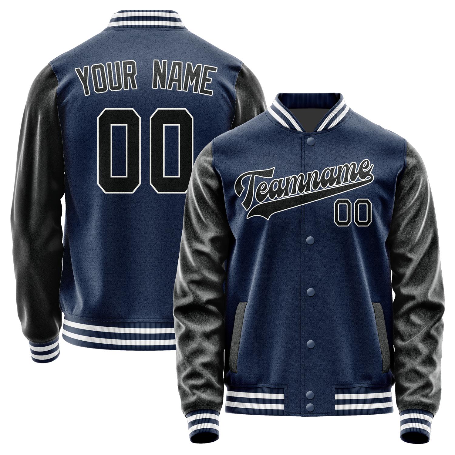 Custom Blue Black Jacket JA1010171018B31817